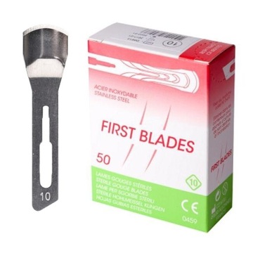 Dłutka podologiczne First Blades rozmiar 10 - 50 sztuk oryginał
