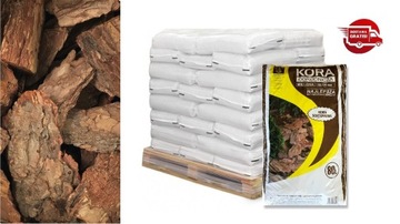 Kora Sosnowa Sortowana Extra Gruba 80l 33szt