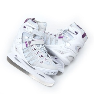 Łyżwy hokejowe TEMPISH Crox.X Lady białe 39 System FitGo