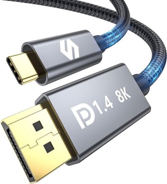SILKLAND KABEL USB C DisplayPort 1.4 2m jakość 8K MAC MacBook