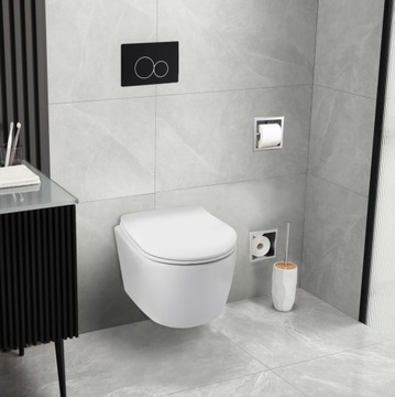 7 в 1 BALNEO УНИТАЗНЫЙ КОМПЛЕКТ ВСТРОЙНОГО МОНТАЖА РАМКА ДЛЯ УНИТАЗА КНОПКА ПОДВЕСНОЙ УНИТАЗНЫЙ КОМПЛЕКТ