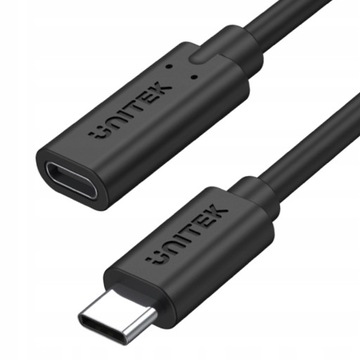Przedłużacz USB-C 10Gbps 4K, PD 100W 1 m Unitek