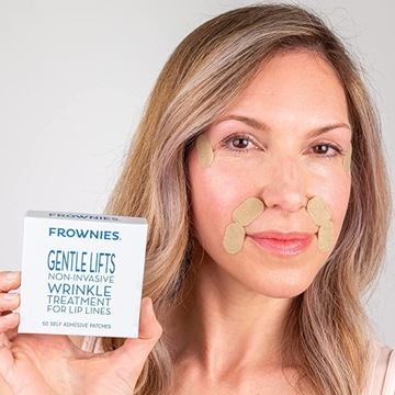 Патчи Frownies Gentle Lifts для области губ 60 шт, самоклеящиеся ОРИГИНАЛ