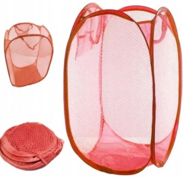 СИНЯЯ СКЛАДНАЯ КОРЗИНА ДЛЯ БЕЛЬЯ ДЛЯ БЕЛЬЯ ИГРУШКИ КОНТЕЙНЕР ДЛЯ БЕЛЬЯ 45Х30