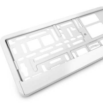 НАБОР БЕЛЫХ РАМОК ДЛЯ НОМЕРНЫХ ЗНАКОВ 2ШТ НАБОР РАМОК ДЛЯ НОМЕРНЫХ ЗНАКОВ EU