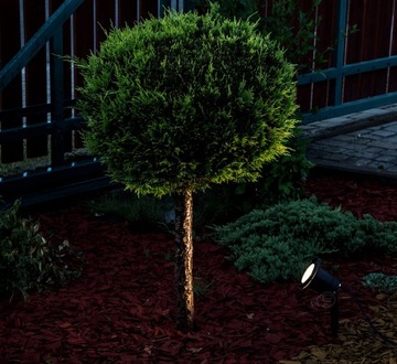 САДОВЫЙ ПОЛЕТ RO-1 GU10 IP65 ЧЕРНЫЙ 92x315мм КАБЕЛЬ 13 см ECO LIGHT