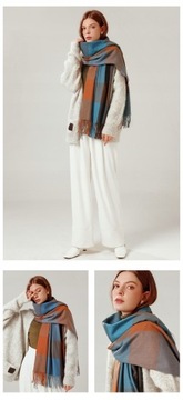 Зимний шарф женский, шаль, теплая мягкая бандана