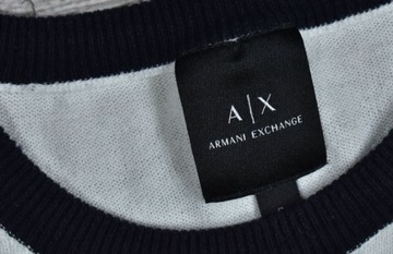 AX Armani Exchange Sweter Męski Logowany / S