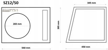 Корпус прорезной 30см 12 дюймов 50л Экскурсия