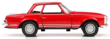 Mercedes Benz 230SL 1963 1:34 WELLY красный Old Timer Welly.