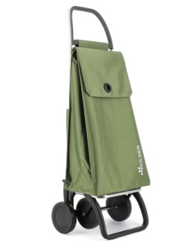 Wózek na zakupy do pralni 4-kołowy Rolser Akanto MF AKA013 - kaki