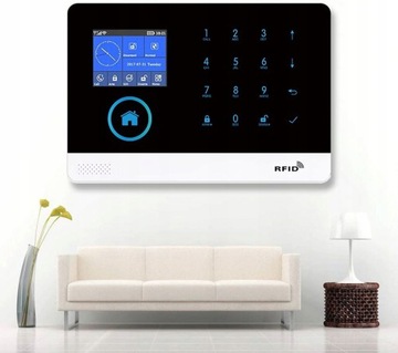 БЕСПРОВОДНАЯ СИГНАЛИЗАЦИЯ ЖК-дисплей GSM ПРИЛОЖЕНИЕ СИРЕНА WIFI ПОЛЬСКИЙ