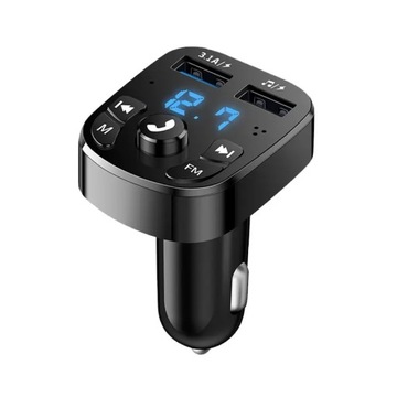 Samochodowy odtwarzacz MP3 Dual USB szybka ładowarka FM Bluetooth 5.0 zesta
