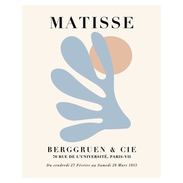 Plakat 24x30 Henri Matisse Blue03