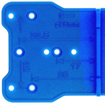 ШАБЛОН ДЛЯ УСТАНОВКИ ПЕТЛЕЙ ШАБЛОН ДЛЯ ДВУХСТОРОННЕГО СВЕРЛЕНИЯ