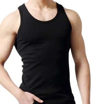 Мужская ЧЕРНАЯ ФУТБОЛКА, 100% хлопок, размер XL