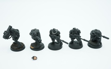 Warhammer 40k Space Marines Scouts With Sniper Rifles zestaw 5 figurek