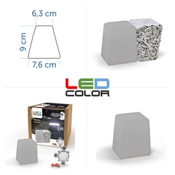16 нейтральных светодиодных светящихся кубов Piccola