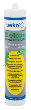 KLEJ USZCZELNIACZ HYBRYDOWY GEKON 310ml BIAŁY BEKO