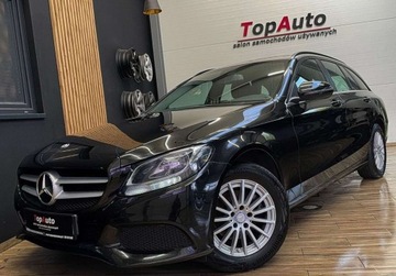 Mercedes Klasa C W205 Kombi 200 BlueTEC 136KM 2015 Mercedes-Benz Klasa C 200d MANUAL gwarancja bezwypadkowy SKORA 1.6, zdjęcie 14