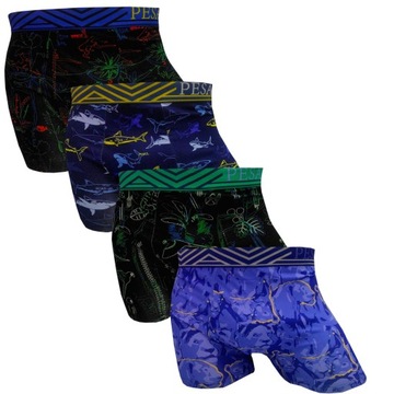 4 ЦВЕТНЫХ МУЖСКИХ Труса-боксера PESAIL