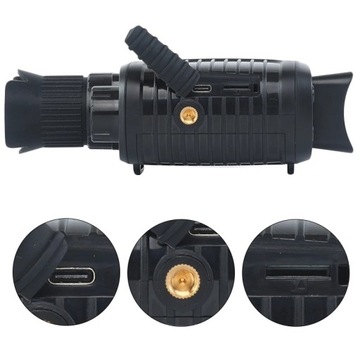 7-уровневое ночное видение на расстоянии до 800 м 5-кратный ZOOM LED FullHD 1080p USB цифровой 128 ГБ