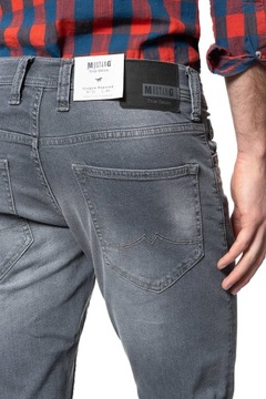Męskie spodnie jeansowe dopasowane Mustang OREGON TAPERED W38 L30