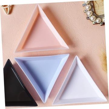 160 шт., треугольные заколки для волос с треугольными пластинами, коричневые кончики