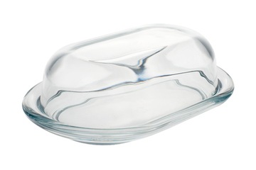 Стеклянная масленка BASIC PASABAHCE с крышкой