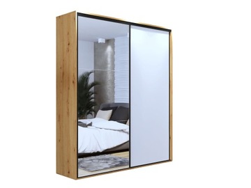 Szafa przesuwna DK Miki 200x245 z lustrem, pojemna