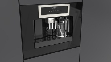 Встраиваемая кофемашина высокого давления из черного стекла Fulgor FU-FCLCM 4500 TF
