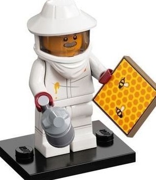 Lego Figurka Minifigures Beekeeper col21-7
