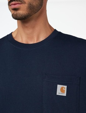 Carhartt koszulka z długim rękawem .K126.NVY.S007 okrągły rozmiar XL