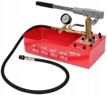 YATO POMPA RĘCZNA DO PRÓB CIŚNIENIOWYCH 50 BAR 7 L