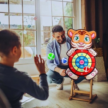 ИГРА НАВЫКОВ ТИГР С ЛИПУЧКОЙ БЕЗОПАСНЫЙ ДАРТС ДАРТС ЩИТ ДЛЯ ДАРТСОВ