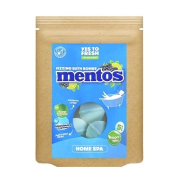 MENTOS Kule do kąpieli Jeżyna Bergamotka, 5x50g