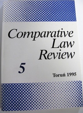 Comparative Law Review 5 rok 1995 UMK Toruń