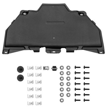 Osłona pod skrzynię biegów + spinki Audi A4 II B6/B7, S4 B6/B7 2000-2008