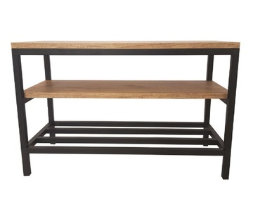 ŁAWKA PÓŁKA NA BUTY LOFT PRZEDPOKÓJ 90 CM z półką