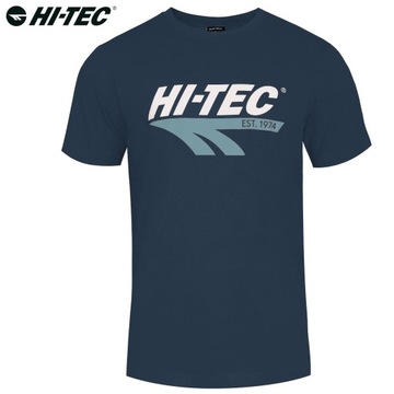 HI-TEC T-Shirt Koszulka MĘSKA RETRO Granatowy