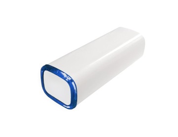 Powerbank 2200mAh biały ramka granatowa