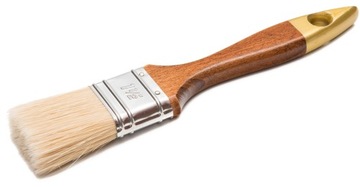 Pędzel malarski, płaski angielski LAKIEROWANY 36mm