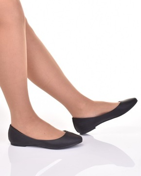 ЖЕНСКИЕ БАЛЕТКИ ЧЕРНЫЕ КОЖАНЫЕ МАТОВЫЕ ЭЛЕГАНТНЫЕ ЛЕГКИЕ СЛИПОНЫ