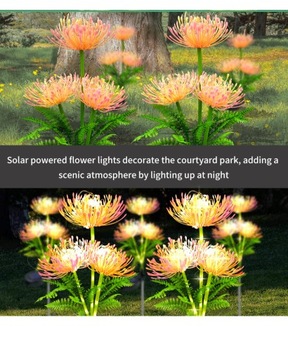 СИД СОЛНЕЧНАЯ САДОВАЯ ЛАМПА SPIDER LILY LYCORIS AMARYLLIS 75 см