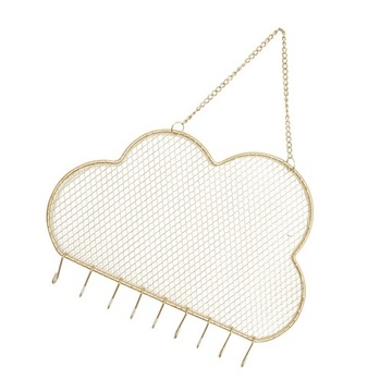 UCHWYT NA BIŻUTERIĘ WIESZAK W CHMURZE STOJAK NA BIURKO DEKOR