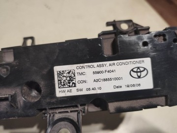 PANEL KLIMATIZACE TOYOTA CHR 55900-F4041