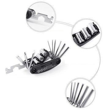 НАБОР ВЕЛОСИПЕДНЫХ КЛЮЧЕЙ 16В1 IMBUS ДЛЯ ВЕЛОСИПЕДА