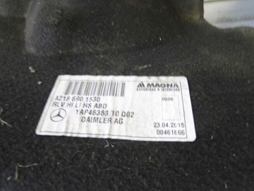 MERCEDES CLS 218 PODBĚH ZADNÍ LEVÉ