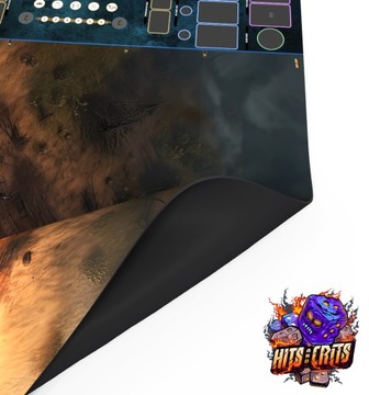 Playmats Коврик резиновый для игры Песнь Льда и Огня 148х122см Кровавый Восток