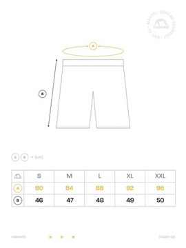 ШОРТЫ MANTO MMA для единоборств OVERLOAD M